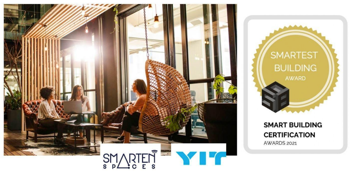 [Press Release] Smarten Spaces Celebrates YIT’s Workery+ Vallila Winning the Smartest Building Award 2021