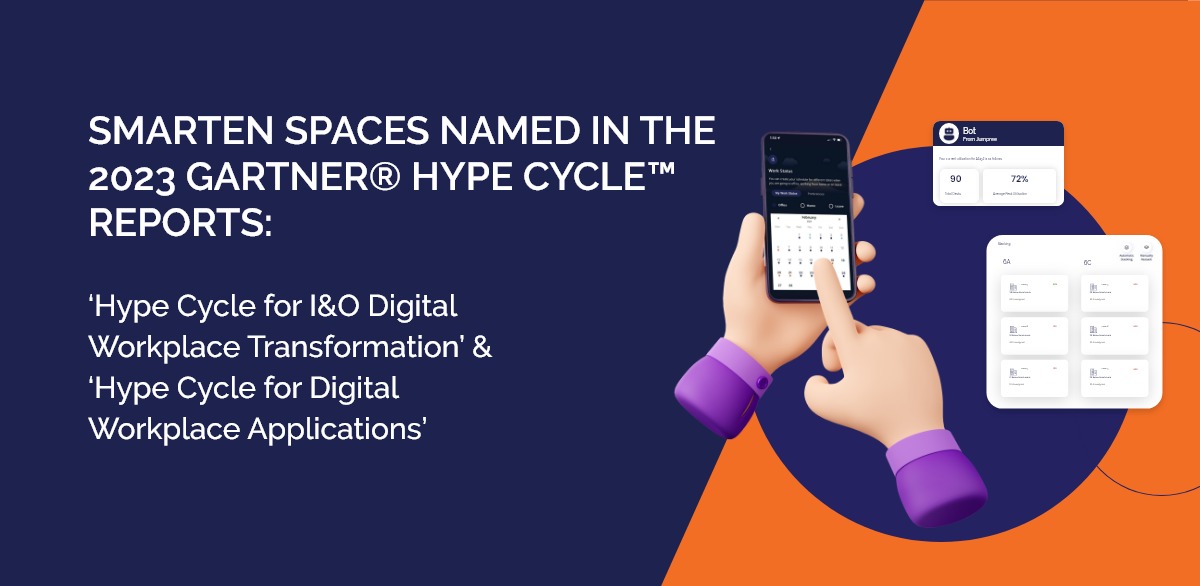 SMARTEN SPACES NAMED IN GARTNER® HYPE CYCLE REPORTS 2023